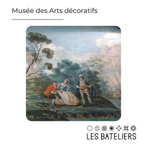 Scènes galantes de la salle à manger.