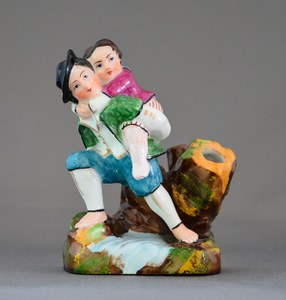  Céramique d'Andenne - Donation Weber-Amy n°273  – Enfants passant un ru