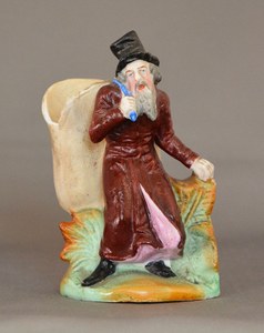  Céramique d'Andenne - Donation Weber-Amy n°359  – Vieillard portant une hotte (vide poches)
