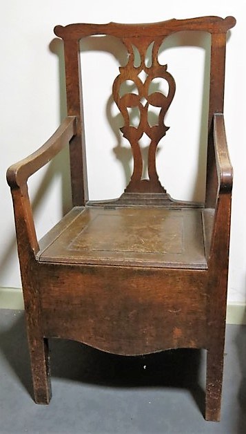 Chaise percée hollandaise du 18e siècle, Don Bertrand - Hulshoff