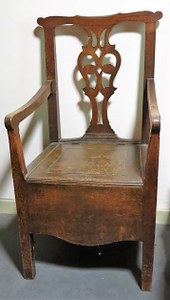  Chaise percée hollandaise du 18e siècle, Don Bertrand - Hulshoff 